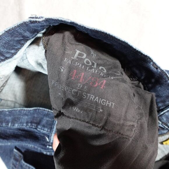 Polo Ralph Lauren The Prospect Stretch Straight Denim Jeans Mens 44 (Fits 41x32) - Picture 4 of 12